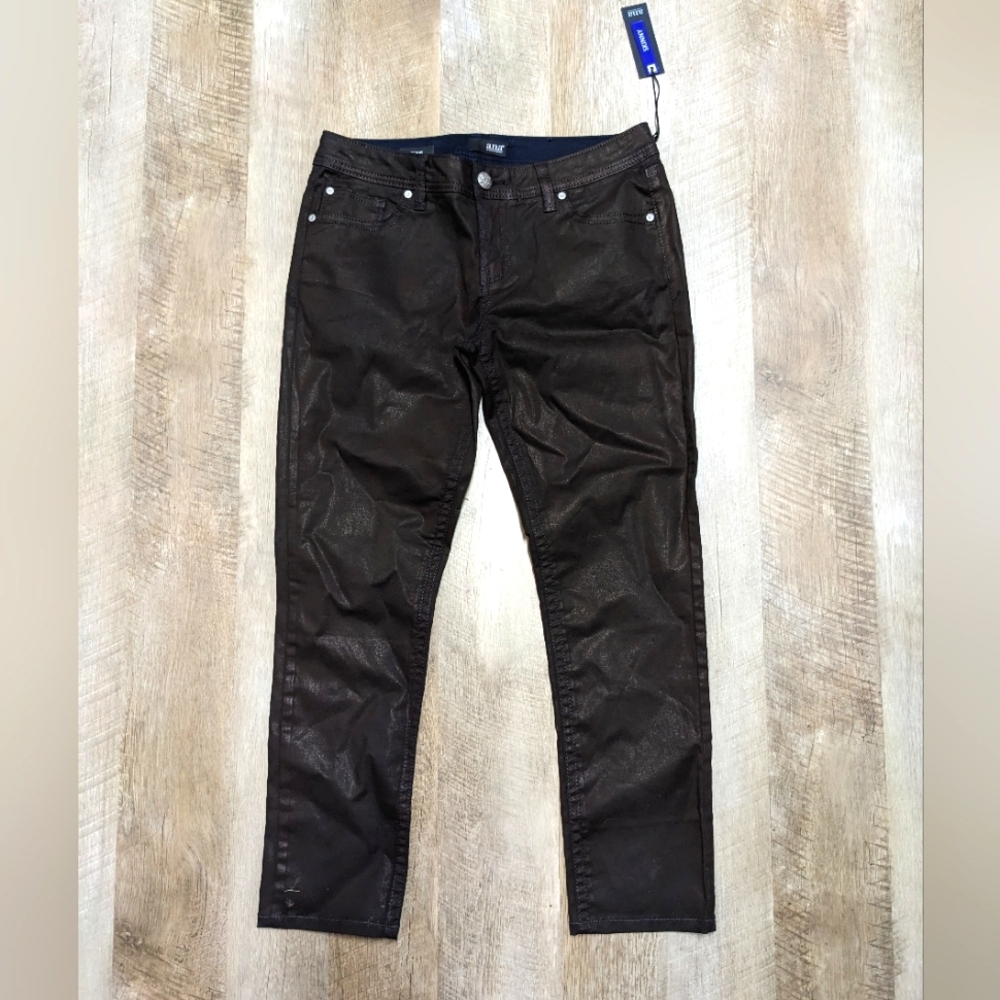 a.n.a. Metallic Dark Brown Skinny Jeans Women's Size 8/29 New